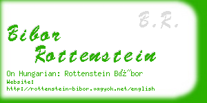 bibor rottenstein business card